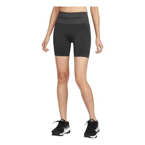 Nike Pro Seamless Dri-Fit High-Waisted 5 Cycling Shorts 'Dark Smoke Grey' - Dark Smoke Grey - IF1211-070