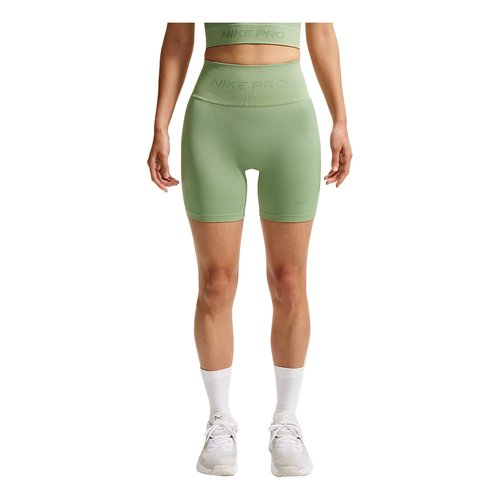 Nike Pro Seamless Dri-Fit High-Waisted 5 Cycling Shorts 'Steam' - Steam - IF1211-006