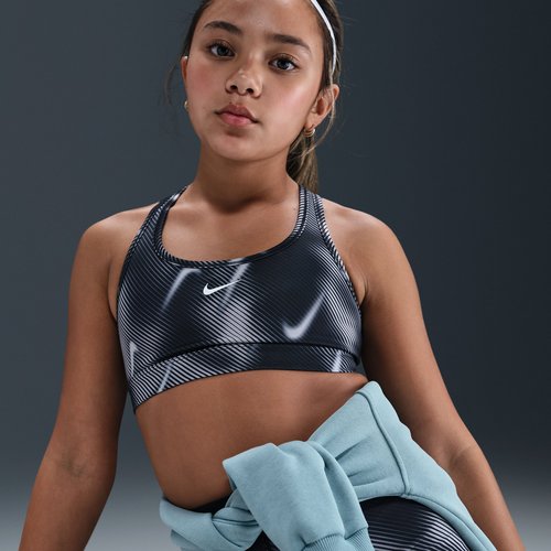 Nike Pro Swoosh Sports Bra - Black/White - HV4508-010