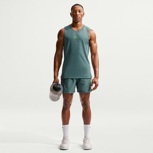 Nike Pro Training Dri-FIT 6" Shorts - Mineral Slate/Green Strike - HV0411-382