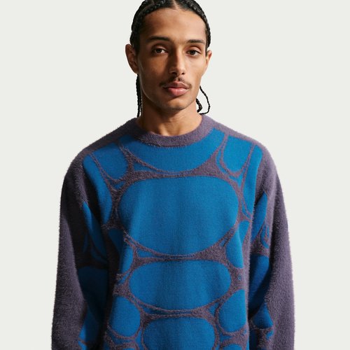 Nike Project F.R.O.G. Jelly Cage Sweater - Dark Raisin/Brilliant Blue/Voltage Green - IF1272-573