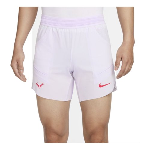 Nike RAFA Dri-FIT ADV Tennis Shorts - Barely Grape/Barely Grape/Siren Red - DV2882-509