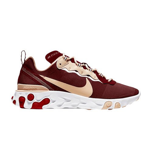 nike react element 55 burgundy