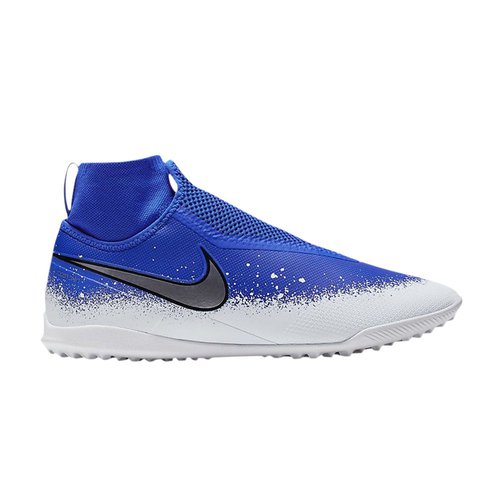 Nike React Phantom Vision Pro DF TF | Size 7.5 - Racer Blue White Chrome - AO3277-410