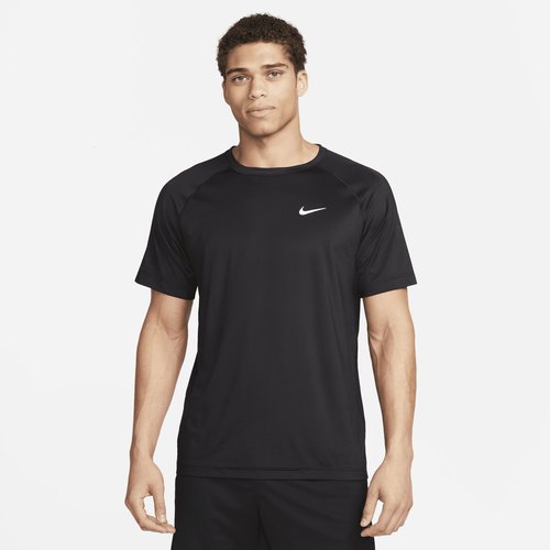 Nike Ready Dri-FIT Short-Sleeve Fitness Top - Black/Cool Grey/White - DV9815-010