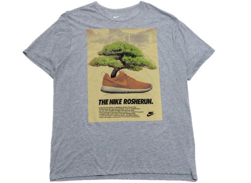 Nike Roshe Run S/S Tee - Heather Grey/Multi-Color - 644162-063
