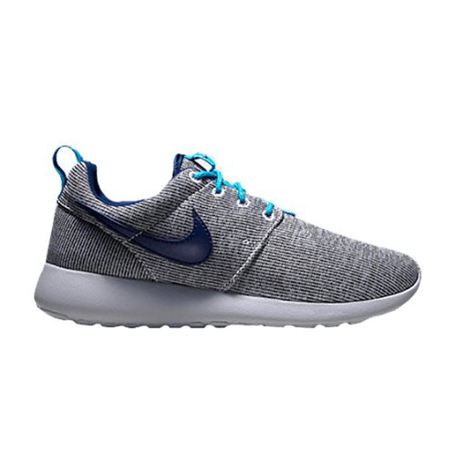 Nike Roshe Run - White/Blue Lagoon/Wolf Grey/Midnight Navy - 599728-100