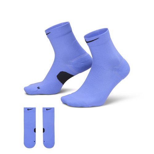 Nike Run Midweight Running Micro-Crew Socks 1 Pair - Sapphire/Black/Black - HV6935-570