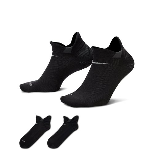 Nike Running No-Show Wool Socks 1 Pair - Black/Dark Smoke Grey/Light Smoke Grey - IF2507-010