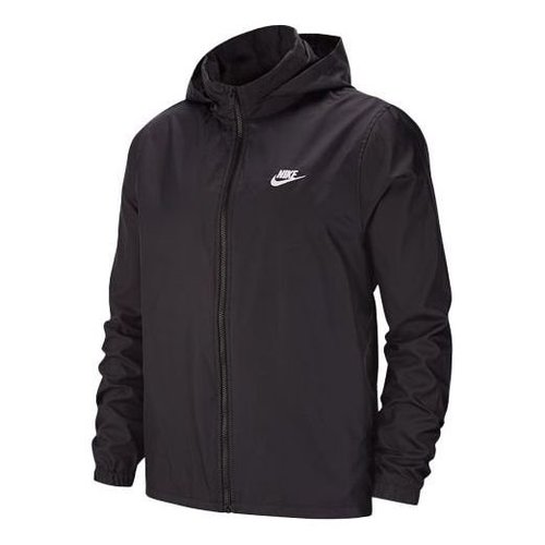 Nike Running Training Woven Breathable hooded Windproof Jacket - Black - AR2239-010