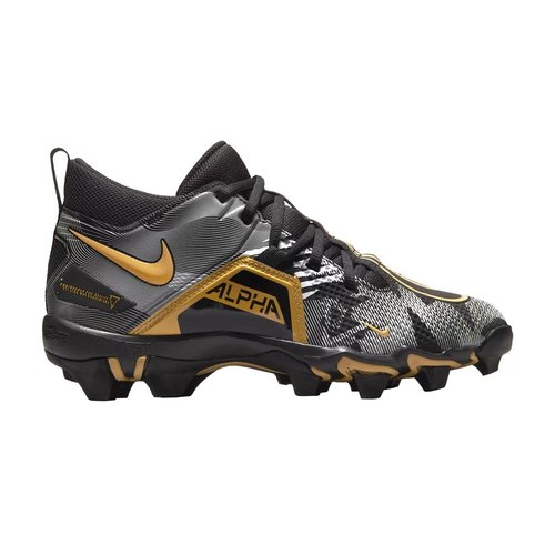 Nike Russell Wilson x Alpha Menace 3 Shark - Black/White/Metallic Vivid Gold - CV0585-071