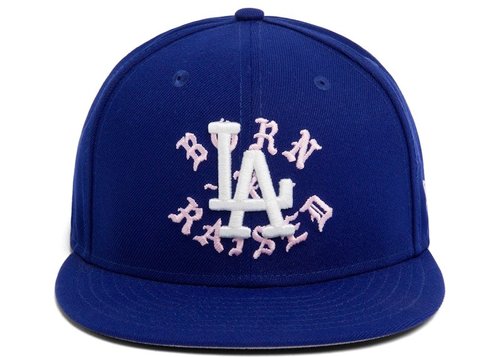 Nike SB Born X Raised New Era Dodgers Rocker Hat - Blue/Pink