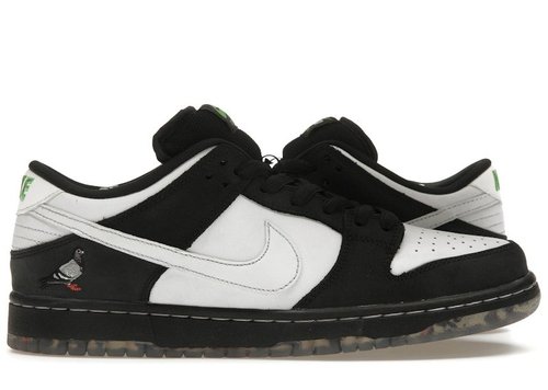 Nike SB Dunk Low Panda Pigeon Special Box - Black/White/Green Gusto - (SPECIALBOX)BV1310-013-SB