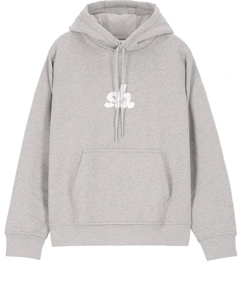 Nike SB Fleece Pullover Skate Hoodie - Dark Grey Heather/White - FN2499-063