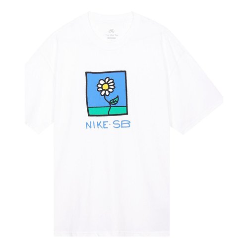 Nike SB Floral T-Shirt - White - FB8139-100
