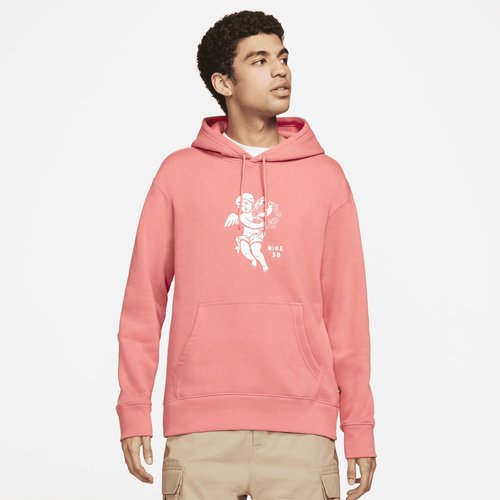 Nike SB Graphic Skate Hoodie - Pink Salt/White - DJ1041-603