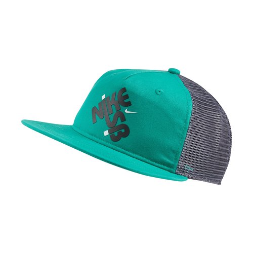 Nike SB Graphic Skate Trucker Hat - Neptune Green/Gridiron/Black - CQ9268-370