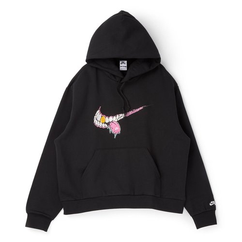 Nike SB Skate Pullover Hoodie - Black/White - HV0249-010