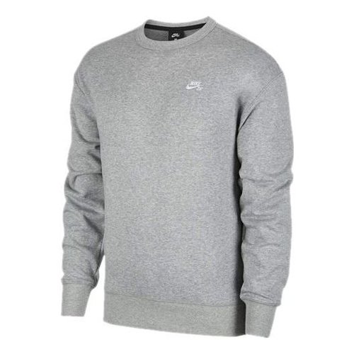 Nike SB Skateboard Round Neck Pullover dark grey - Gray - CK5124-063