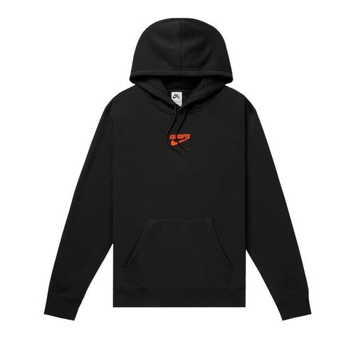 Nike SB x Concepts Fleece Hoodie - Blackk/Orange - DH2927-010