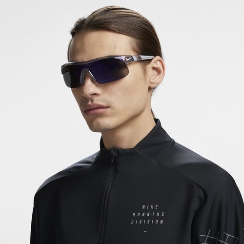 Nike Show X Sunglasses - Cool Grey/White/Grey - DX6520-065