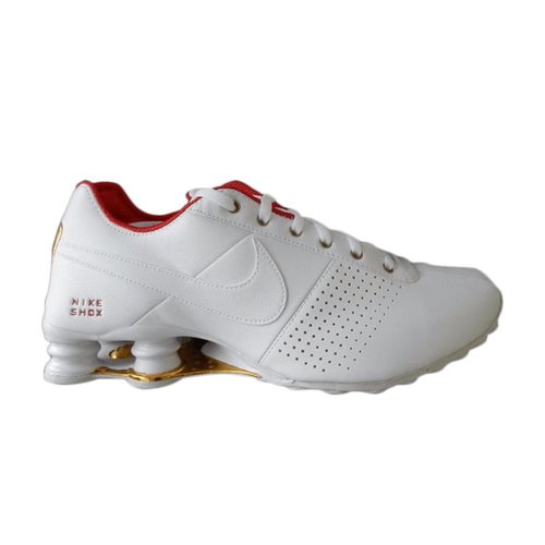 Nike Shox Deliver - White/University Red-Metallic Silver - 317549-118