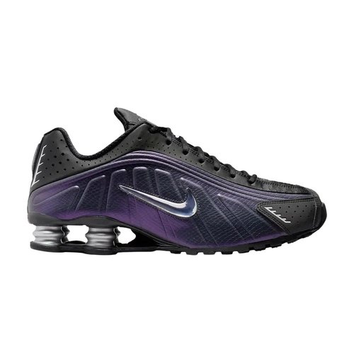 Nike Shox R4 - Black/Metallic Silver/Purple Dynasty/Anthracite - IO4546-002