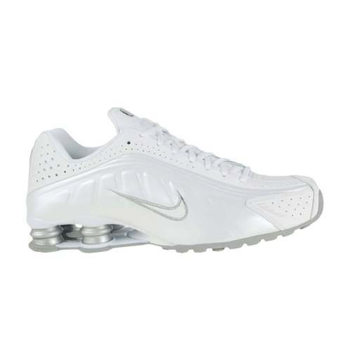 Nike Shox R4 - White/White-Metallic Silver - 104265-117