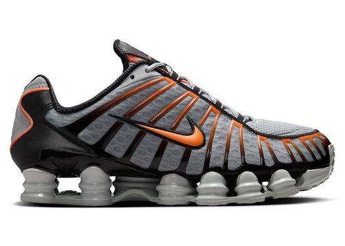 Nike Shox TL - Light Smoke Grey/Black/Bright Mandarin - AV3595-011