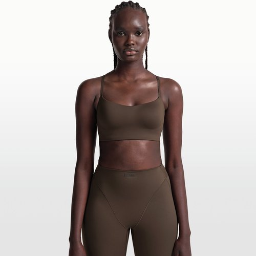 Nike SKIMS Matte Contour Cami Bra - NSKM Dark Sepia - BRSPT5186W-DSP