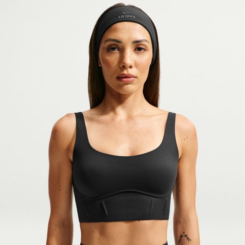 Nike SKIMS Matte Long-Line Corset Bra - NSKM Obsidian/NSKM Obsidian - IU2200-054