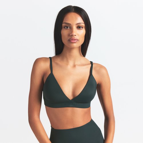 Nike SKIMS Shine Triangle Bra - Nskm Dark Teal/Nskm Dark Teal - BRSPT7842W-DKT