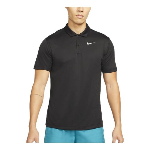 Nike Solid Buckle Short Sleeve polo Black Polo Shirt - Multi-Color - DH0858-010