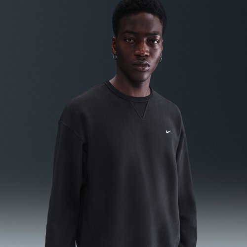 Nike Solo Swoosh Crewneck - Black/White - HV1086-010