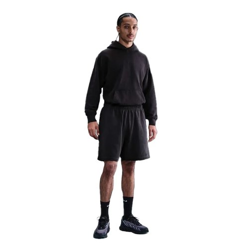 Nike Solo Swoosh French Terry Shorts - Black/Black - IB8955-010