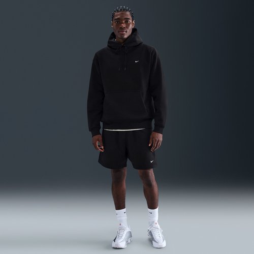 Nike Solo Swoosh Short Sleeve French Terry Top Asia Sizing 'Black