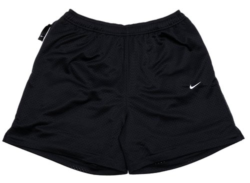 Nike Solo Swoosh Mesh Shorts - Black/White - FN3904-010