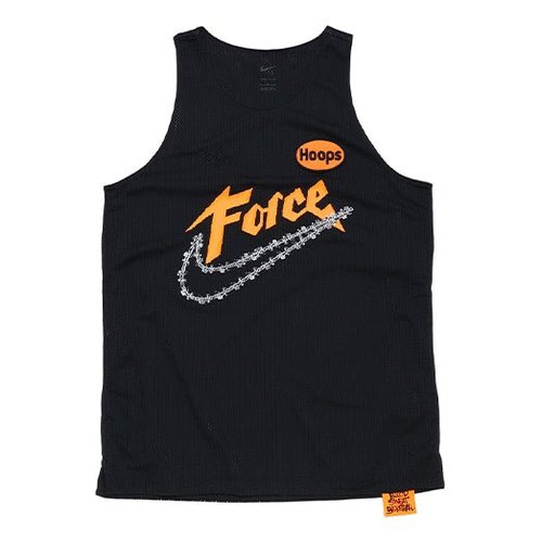 Nike Sports Creative Printing Running Basketball Jersey/Vest Black - DH6756-352