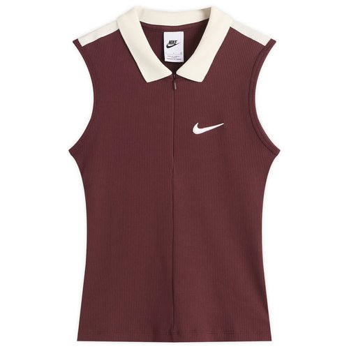 Nike Sports Fitted Tank - Burgundy Crush/Sail - IO8899-652