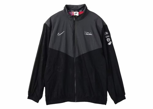 nike windrunner black volt