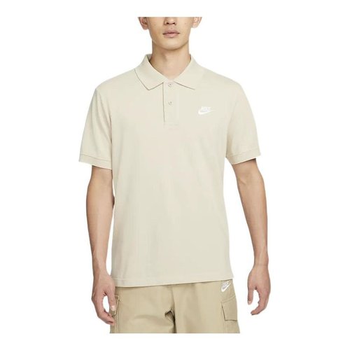 Nike Sportswear Casual Sports lapel Short Sleeve Polo Shirt Yellow - Multi-Color - CJ4457-206