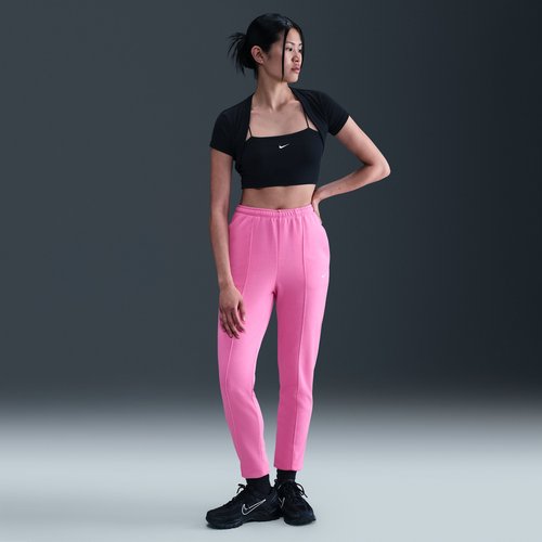 Nike Sportswear Chill Terry Slim High-Waisted French Terry Sweatpants - Playful Pink/Sail - FN2434-675