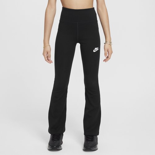 Nike Sportswear Classic High-Waisted Flared Leggings - Black/White - FZ5585-010