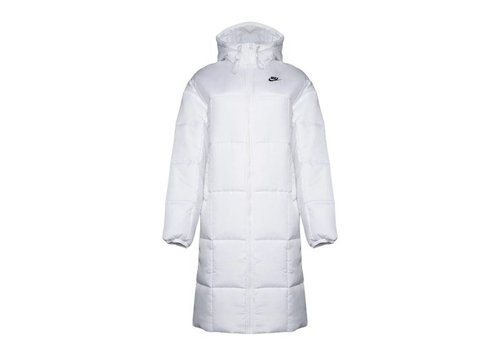 Nike Sportswear Classic Puffer Therma-FIT Loose Hooded Parka - White/Black - FB7675-100