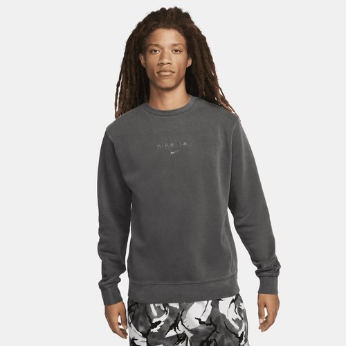 Nike Sportswear Club Fleece Crew-Neck Sweatshirt - Black - FZ2717-010