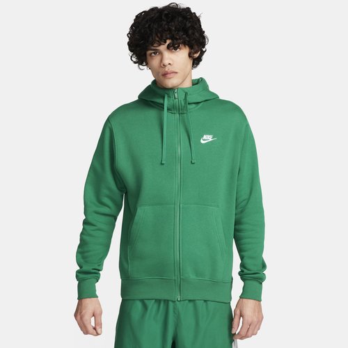 Nike Sportswear Club Fleece Full-Zip Hoodie - Malachite/Malachite/White - BV2645-365