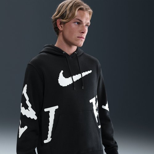 Nike Sportswear Club Fleece Hoodie - Black/White - IH4258-010