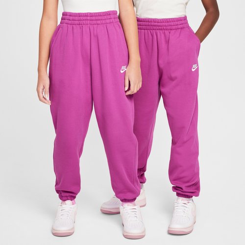 Nike Sportswear Club Fleece Loose Pants - Hot Fuchsia/Hot Fuchsia/White - FD2933-518