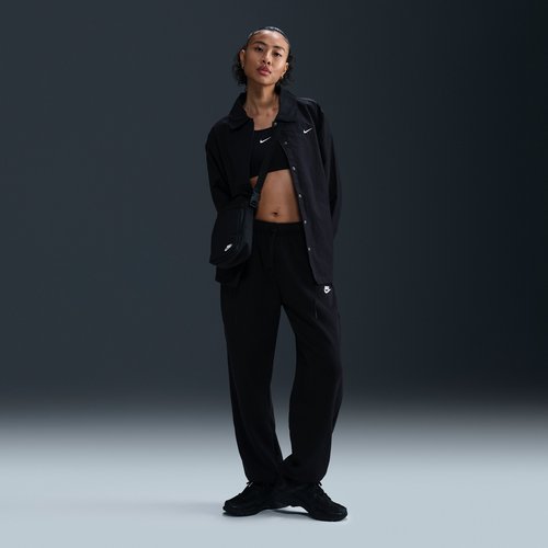 Nike NSW Club Fleece Oversized Sweatpants - Black/White - DQ5800-010