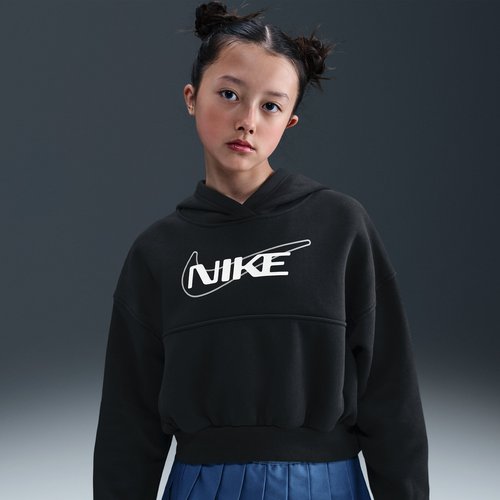 Nike Sportswear Club Fleece Oversized Hoodie - Black/White - HQ9420-010